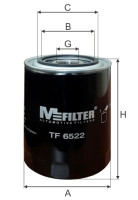 как выглядит m-filter фильтр масляный tf6520 на фото