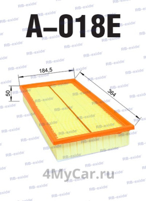 RB-EXIDE Фильтр воздушный A018E